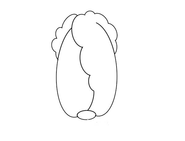 大白菜怎么畫(huà)簡(jiǎn)單又好看