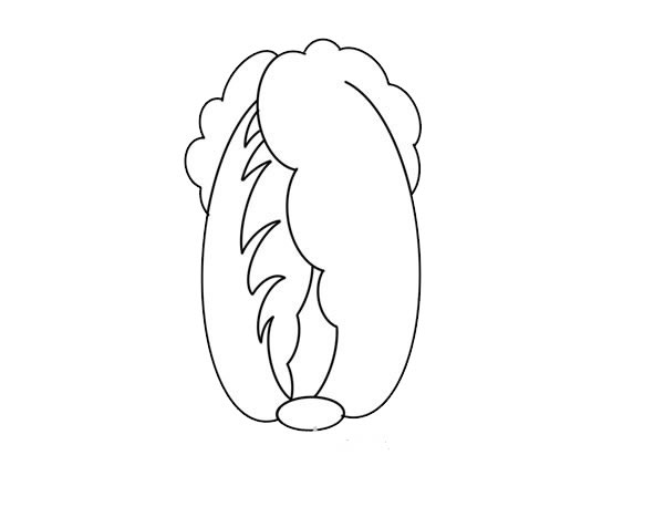 大白菜怎么畫(huà)簡(jiǎn)單又好看