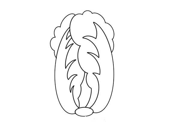 大白菜怎么畫(huà)簡(jiǎn)單又好看