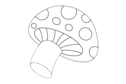 蘑菇兒童簡(jiǎn)筆畫