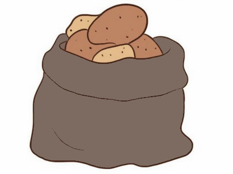 一組土豆簡筆畫圖片大全