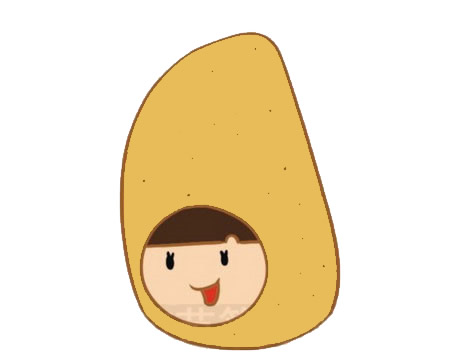 一組土豆簡筆畫圖片大全