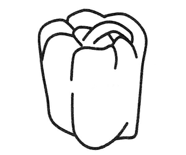 6款青椒兒童簡筆畫