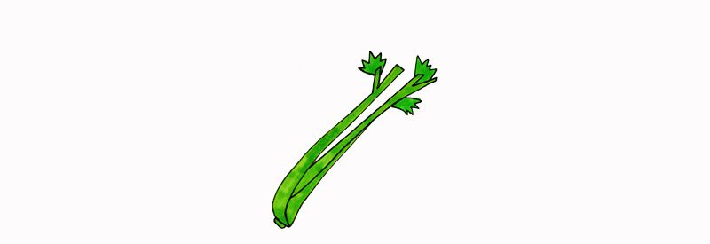 芹菜怎么畫