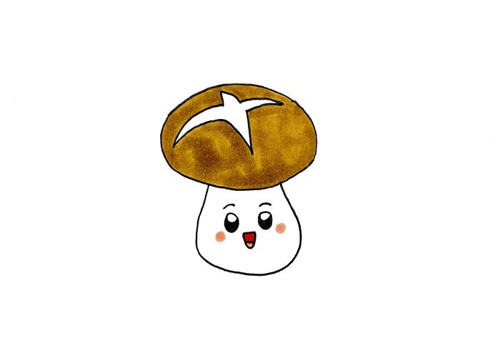 香菇怎么畫